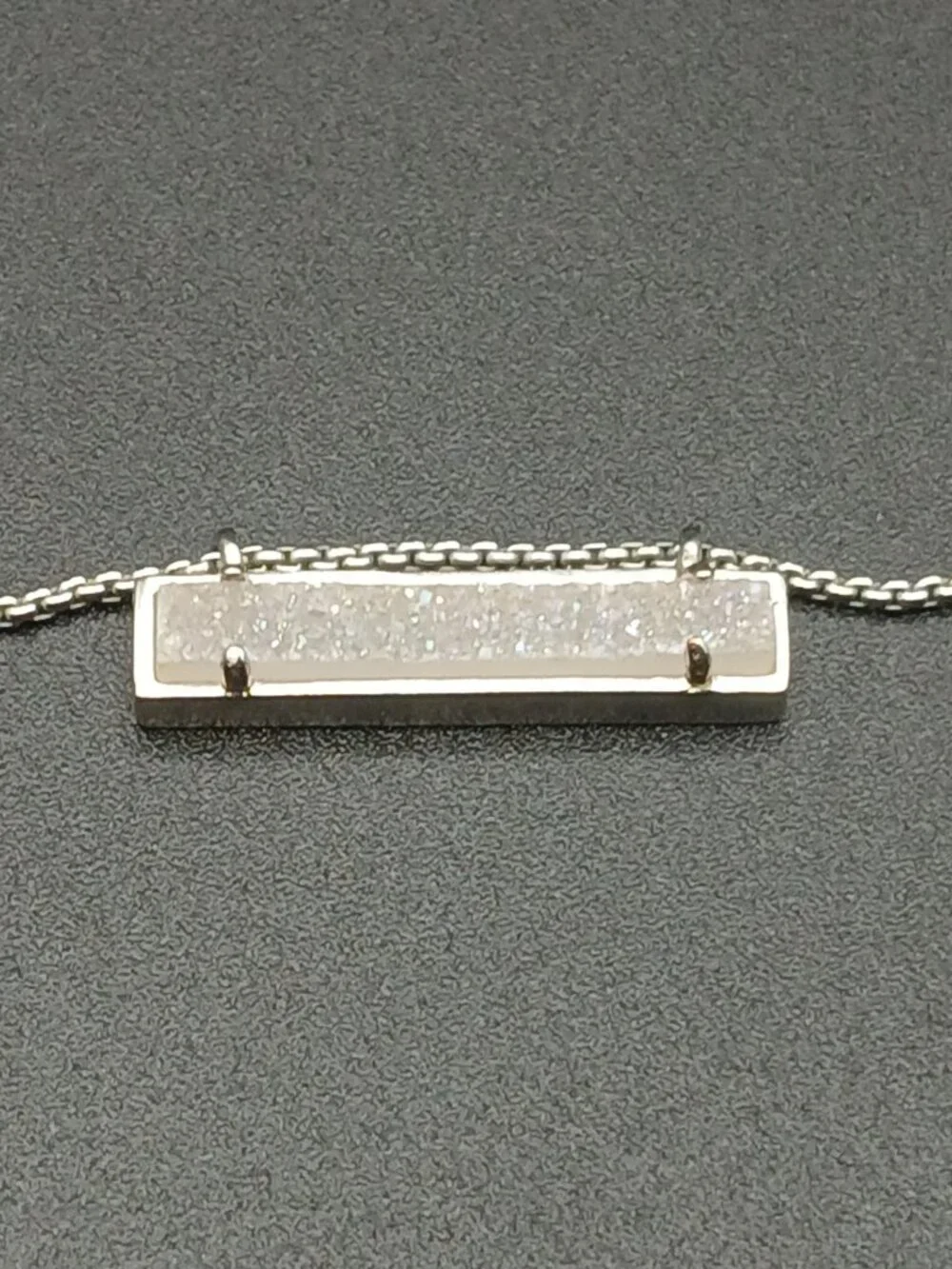Kendra Scott Iridescent Druzy Necklace 